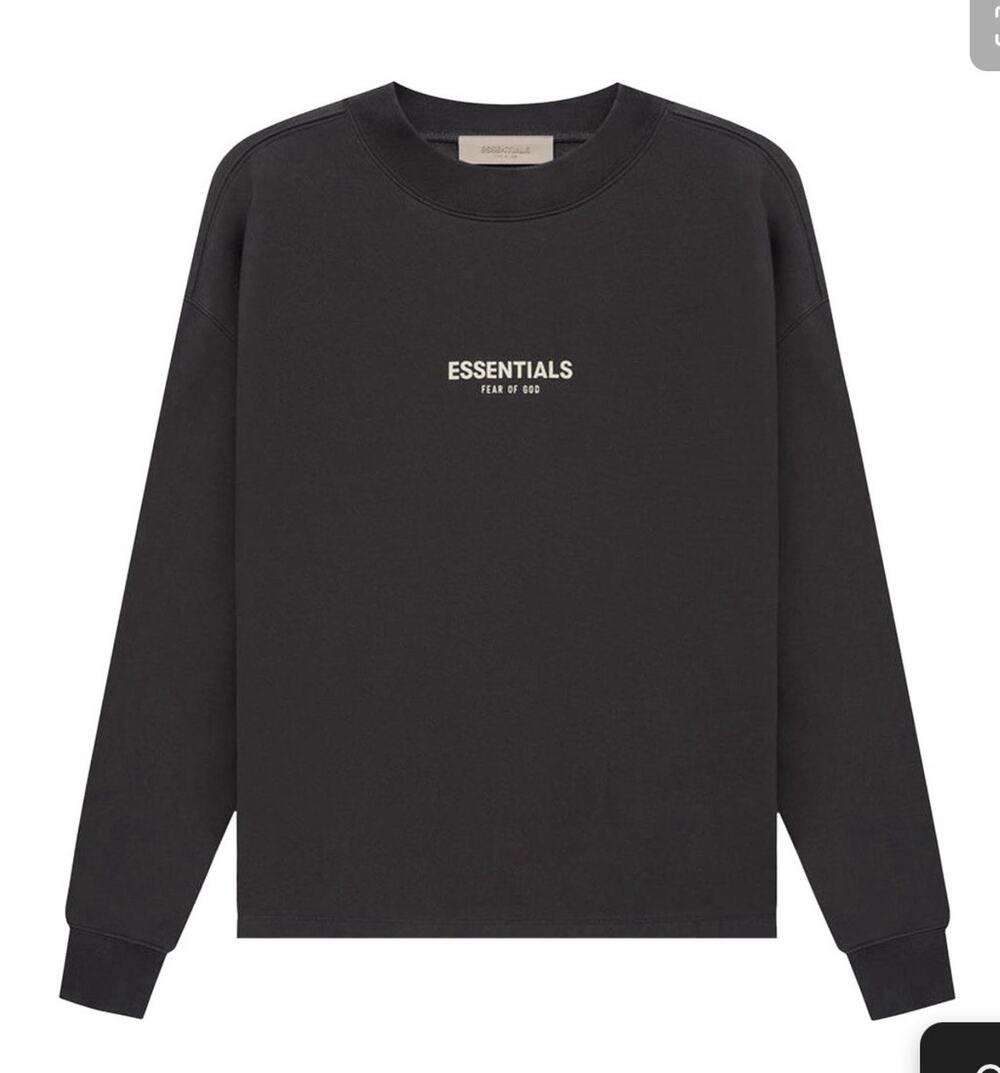 Fear of God Essentials Men Size M Relaxed Crewneck 'Iron